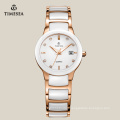 Customized Luxury Ceramic Watch with IP Rose Gold Plating71076